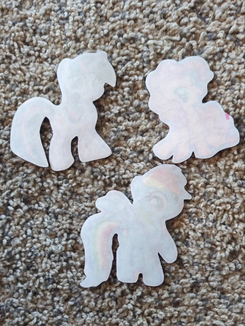 My Little Pony Iron-On Patch Trio - Pinkie Pie, Twilight Sparkle, Rainbow Dash